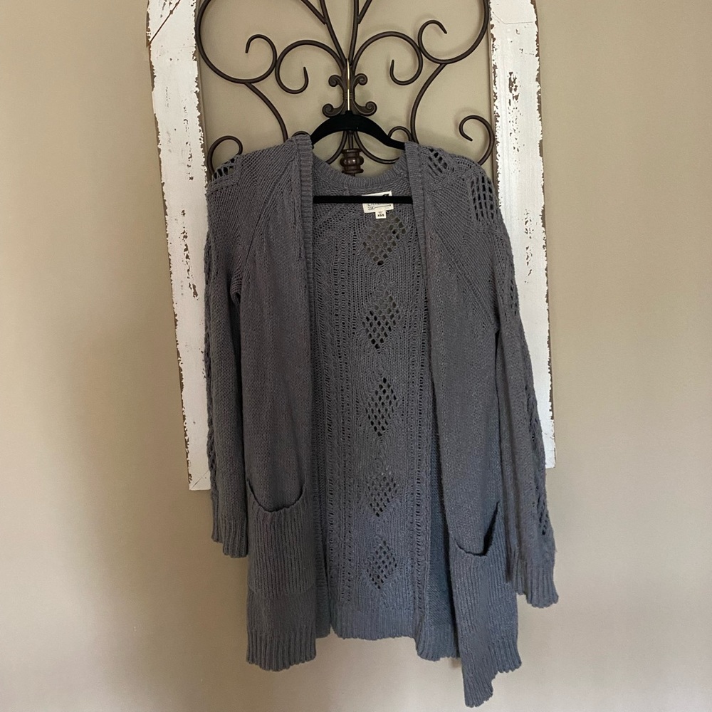 Gray Cardigan